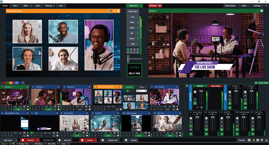 vMix Live Broadcasting Director 101