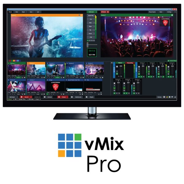 vMix Pro – Live Production Switching and Streaming Software
