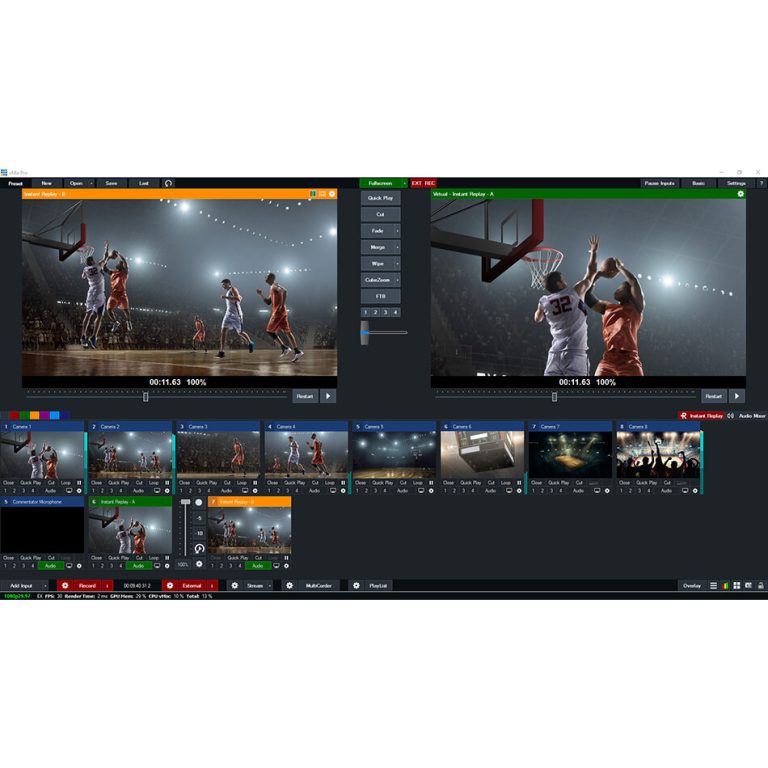vMix Pro – Live Production Switching and Streaming Software